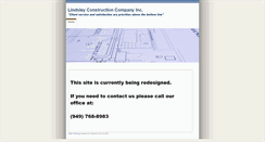 Desktop Screenshot of lindsleyconstructioninc.com